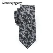 Mantieqingway жаккардовый деловой галстук для мужчин высокого качества галстук из полиэстера Corbatas Hombre свадебные галстуки Классический 6 см размер