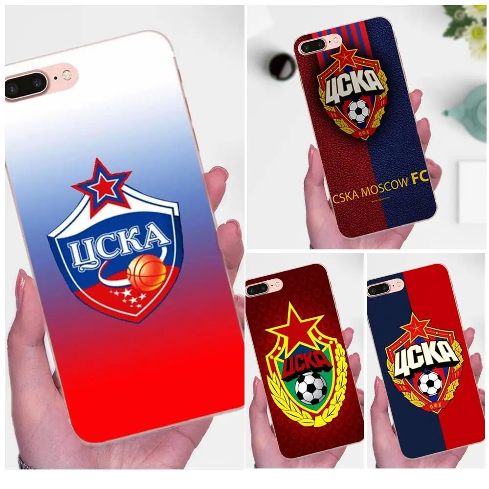 

CSKA Moscow Soft TPU Print Cover Case For Xiaomi Mi3 Mi4 Mi4C Mi4i Mi5 Mi 5S 5X 6 6X 8 SE A1 Max Mix 2 Note 3 4