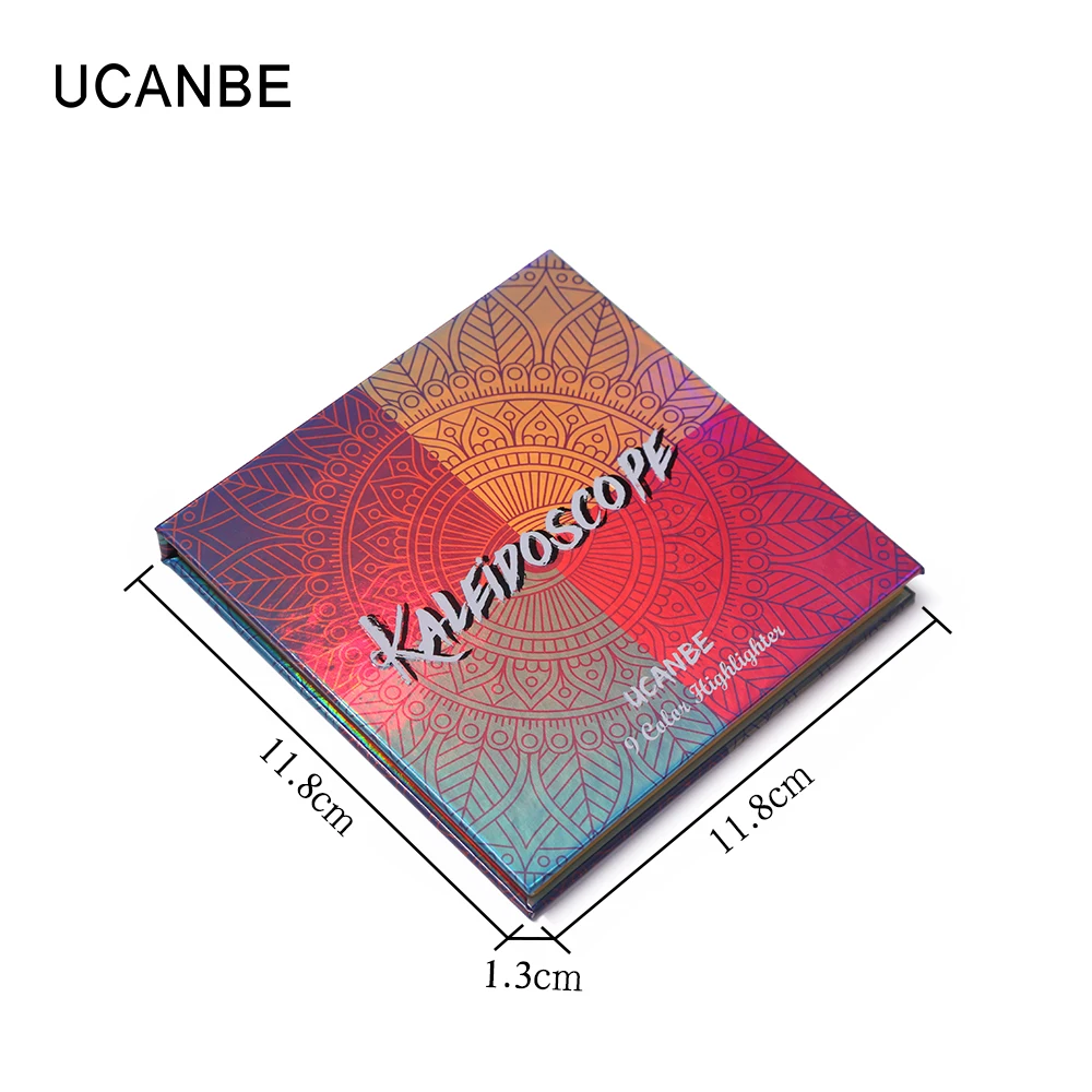 UCANBE Duochrome Laser Polarized Eye Shadow Makeup Palette High-shine Glitter Highlighter Shimmer Brilliant Eyeshadow Powder