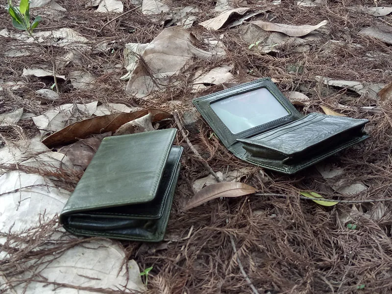 Oliver Green Waxed Credit Card Holder  (4)