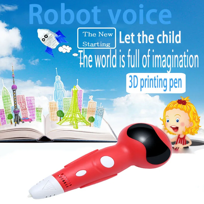 

BAPASCO High performance non-blocking intelligent robot 3D printing pen Own voice low temperature storage 3Dpen