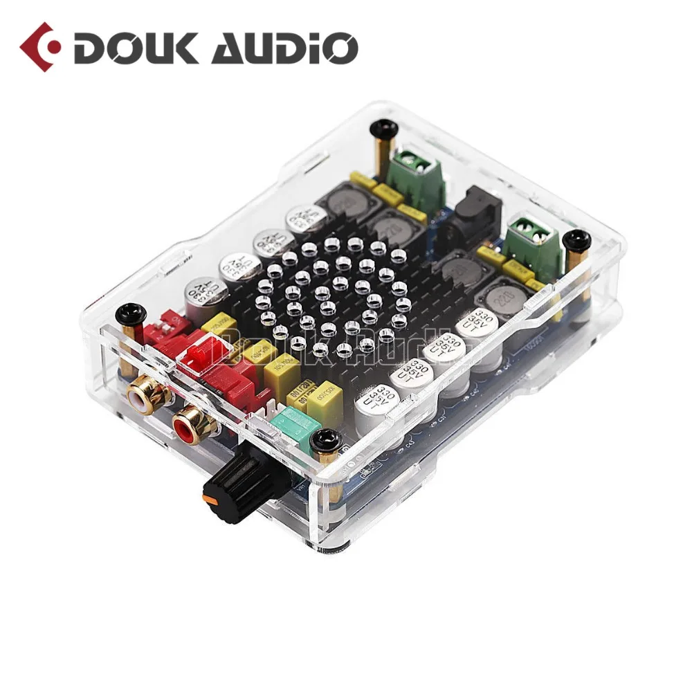 

2018 Latest Nobsound Mini Stereo TDA7498 Amplifier Board Digital Power Amp 2*100W With Acrylic Case HiFi DIY KIT Free Shipping