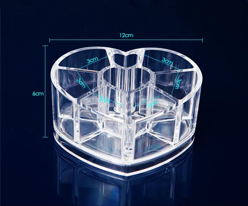 Акриловый Органайзер для макияжа, держатель для косметики, коробка для хранения губной помады, стойка для макияжа, аксессуары, чехол для хранения ювелирных изделий