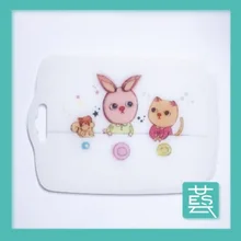 Плаху Резка Пластик Совета мяса овощи фрукты продается Цвет Экологичные цельнокроеное платье Пособия по кулинарии инструмент 39 по 29 см Кухня