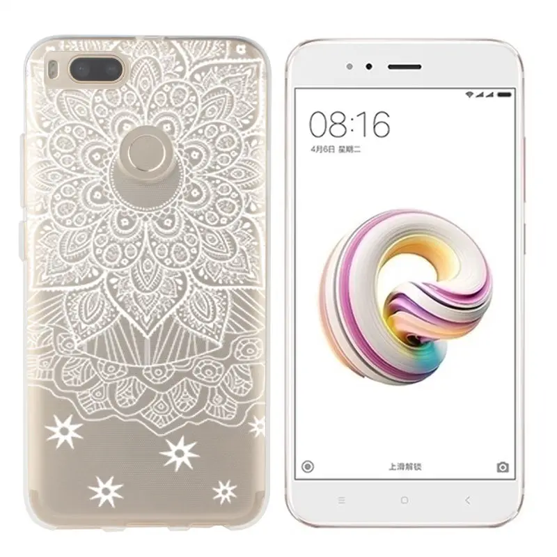 Patterned Phone Case for Xiaomi  Mi 8 A2 Lite Mi 5X 6X Pocophone F1 Clear Cover Redmi 5 Plus 6 Pro 4X Note 5 Pro Soft TPU Shell (7)