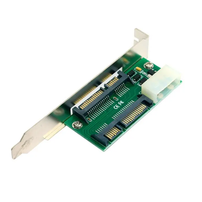 Внешний адаптер SATA 22 Pin Male 100 шт./лот кронштейн pci для 2 5 &quot3 5&quot жесткого диска от UPS