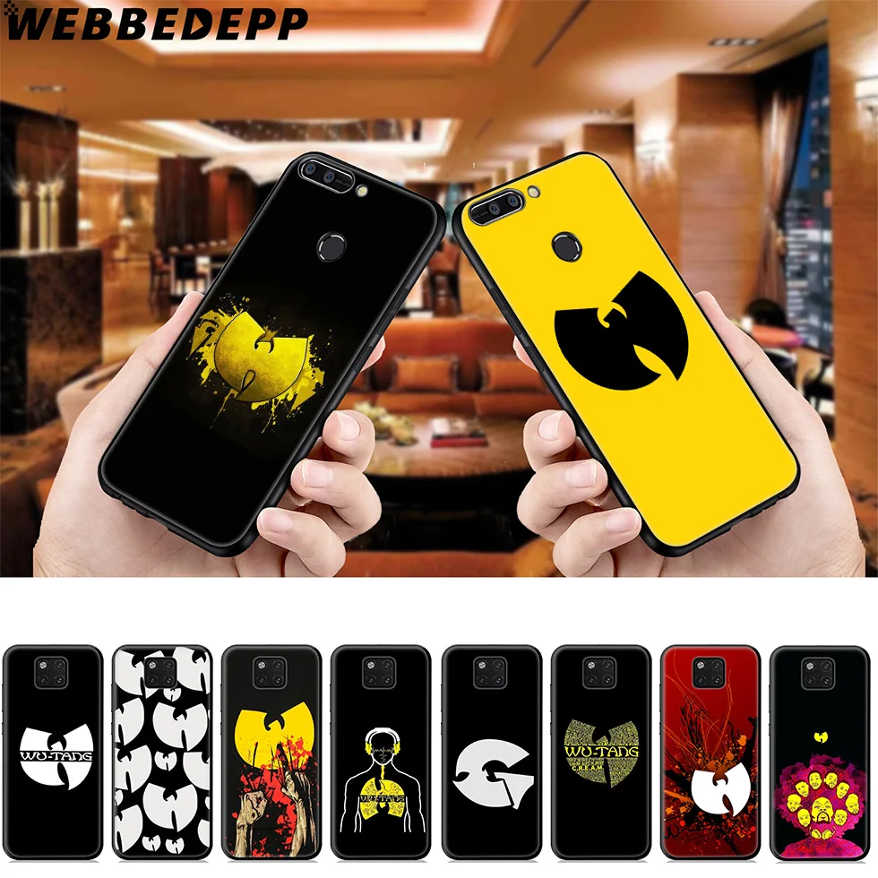 Мягкий чехол WEBBEDEPP Wu Tang Clan для Huawei Mate Honor 20 6A 7A 7C 7X 8 9 9X 10 View Lite Pro 30 |