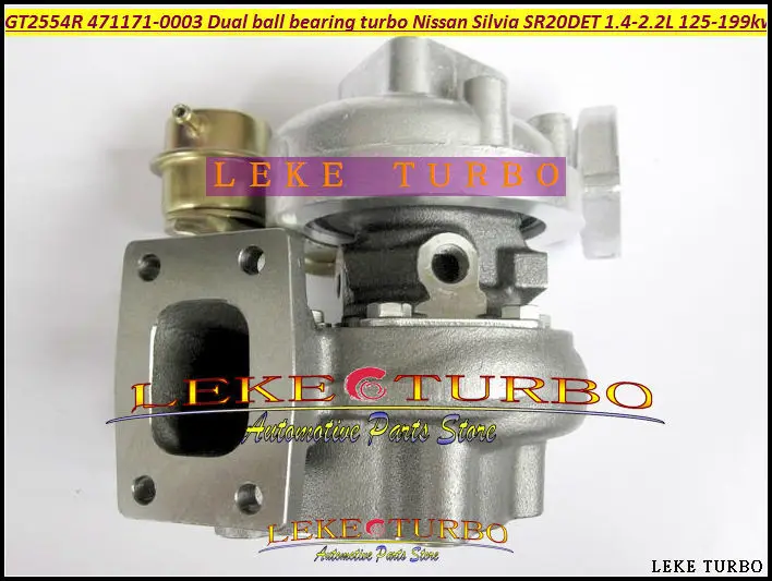 GT2554R 471171-0003 471171 14411-5V400 Dual ball bearing Turbo Turbocharger For Nissan Silvia SR20DET 1.4L-2.2L D 125KW 199KW (5)