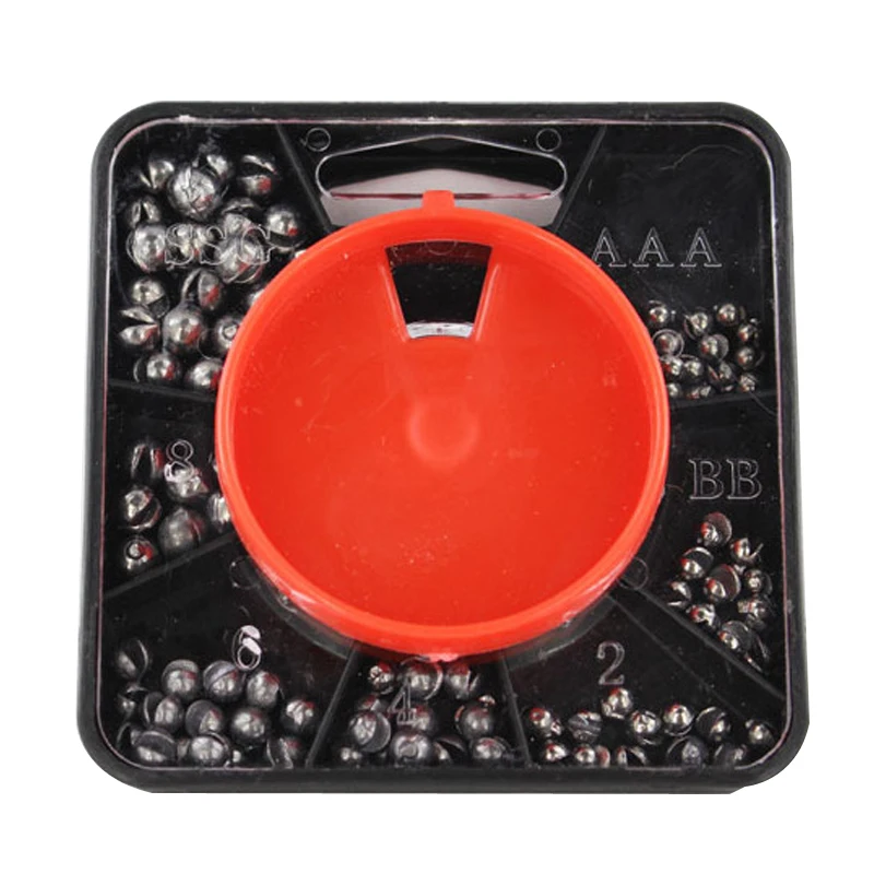 

Oval Lead Sinker Fishing Egg Bullet Rig Sinkers Angling Lead Weight Split Shot with Box Hooks Tackle Carp Fishing Tool X390
