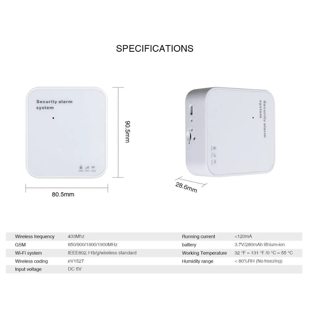 SANNCE беспроводная домашняя Wi-Fi GSM GPRS охранная сигнализация комплект DIY приложение Контроль Детектор движения датчик охранная сигнализация комплекты