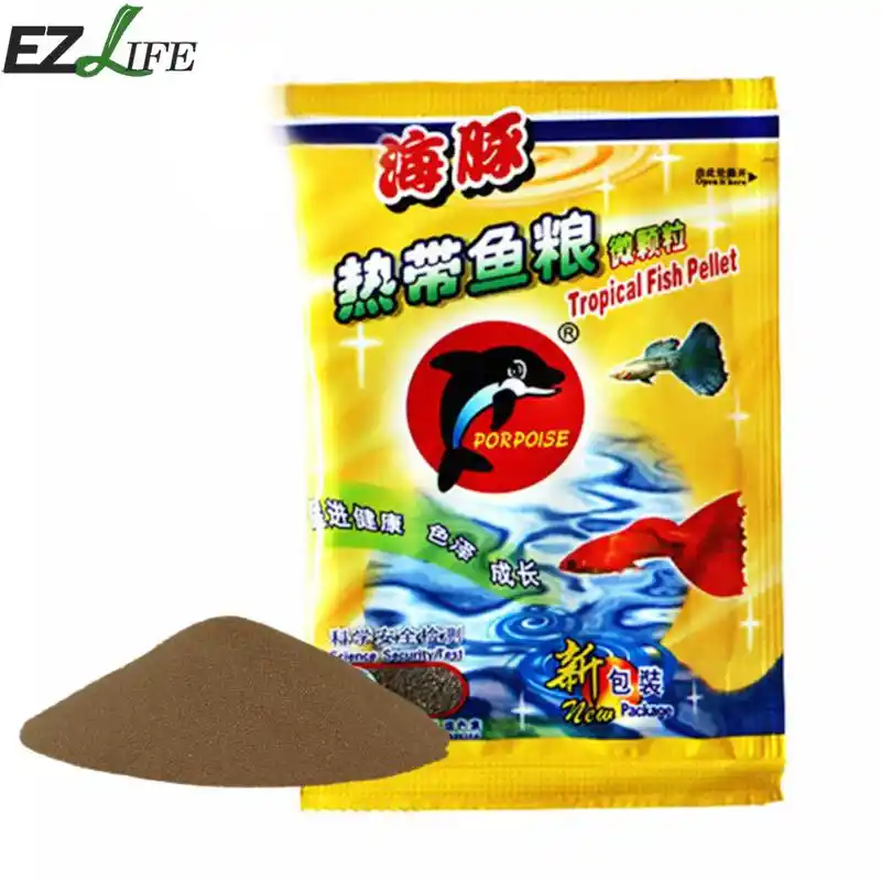 Ezlife 10 Bags 15g Tropical Fish Food Aquarium Ornamental Fish