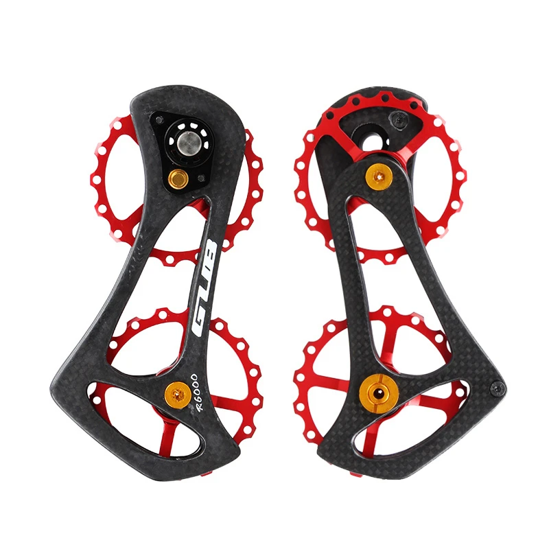 

GUB R6000 17T Bicycle Rear Derailleur Pulleys Wheel Bike Carbon Fiber Jockey Wheel For Shiman0 5800/5700/4600/4700/105/Tiagra