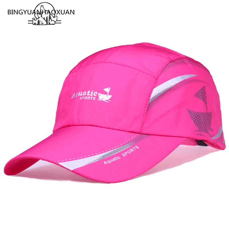 

BINGYUANHAOXUAN Summer Baseball Caps Outdoor Sport Fishing Hats Quick-Drying Caps Men's Golf Hats Bones Snapback Cap Dad Hat