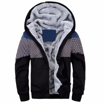 

Men Sweatshirt Winter Thick Hoodies Cotton Hoodie Coats Tracksuit Men fleece Cardigans mens sweatshirts mens hoodie