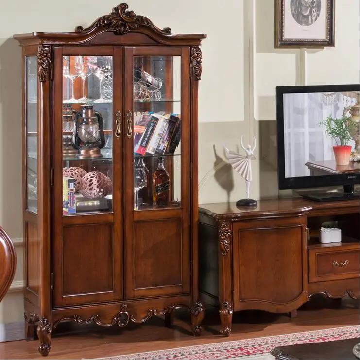 العتيقة غرفة المعيشة الأثاث الخشبي العليا lcd tv تقف مجموعة 10285