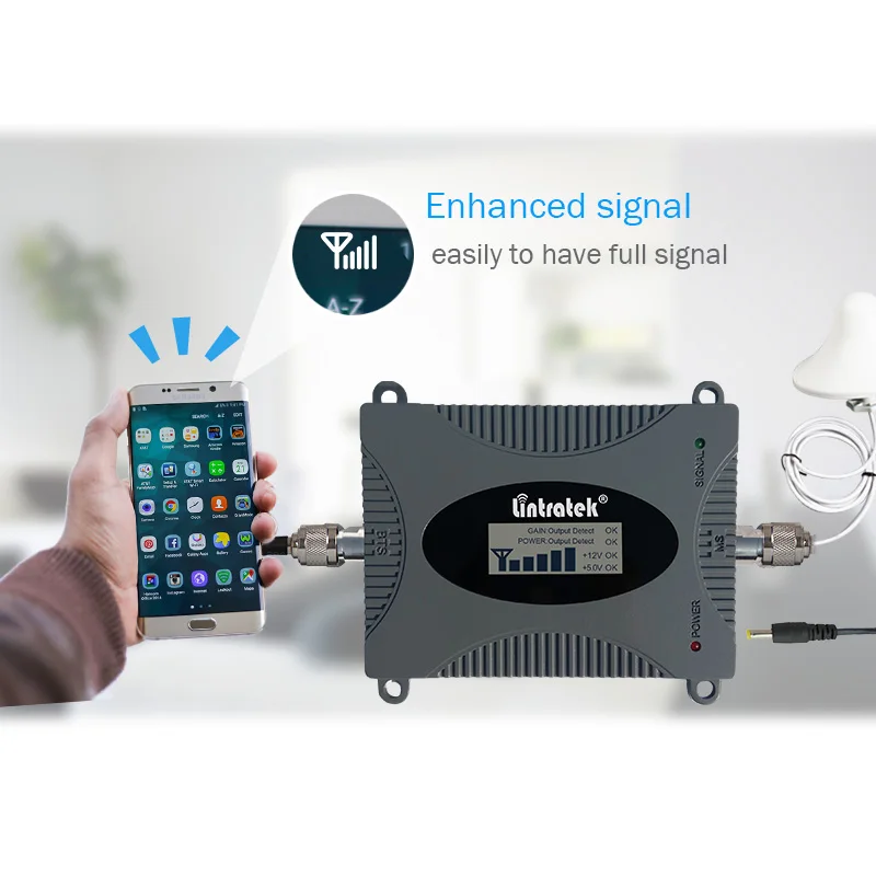 lintratek усилитель сотовой связи 900 gsm репитер 3g интернета сотовые телефоны