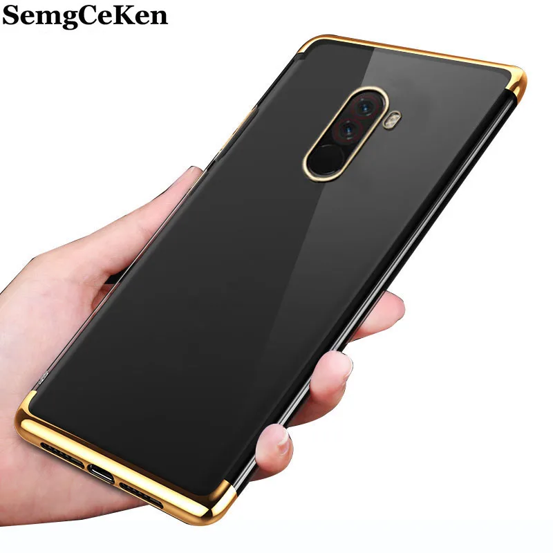 SemgCeKen phone back coque cover case for xiaomi pocophone f1 poco MI ultra thin silicone silicon Soft tpu clear accessories |