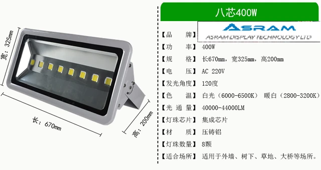 Led fluter 10000 lumen