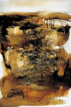 

Zhao wuji hand painted Abstract asian decor painting canvas for living room art buyers Bathroom background