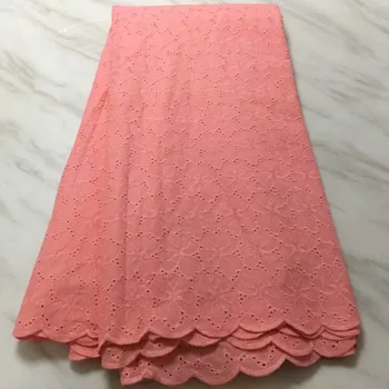 

African swiss voile lace 100%cotton nigerian dry lace fabric for party high quality african fabric 5yards/lot PLM-62