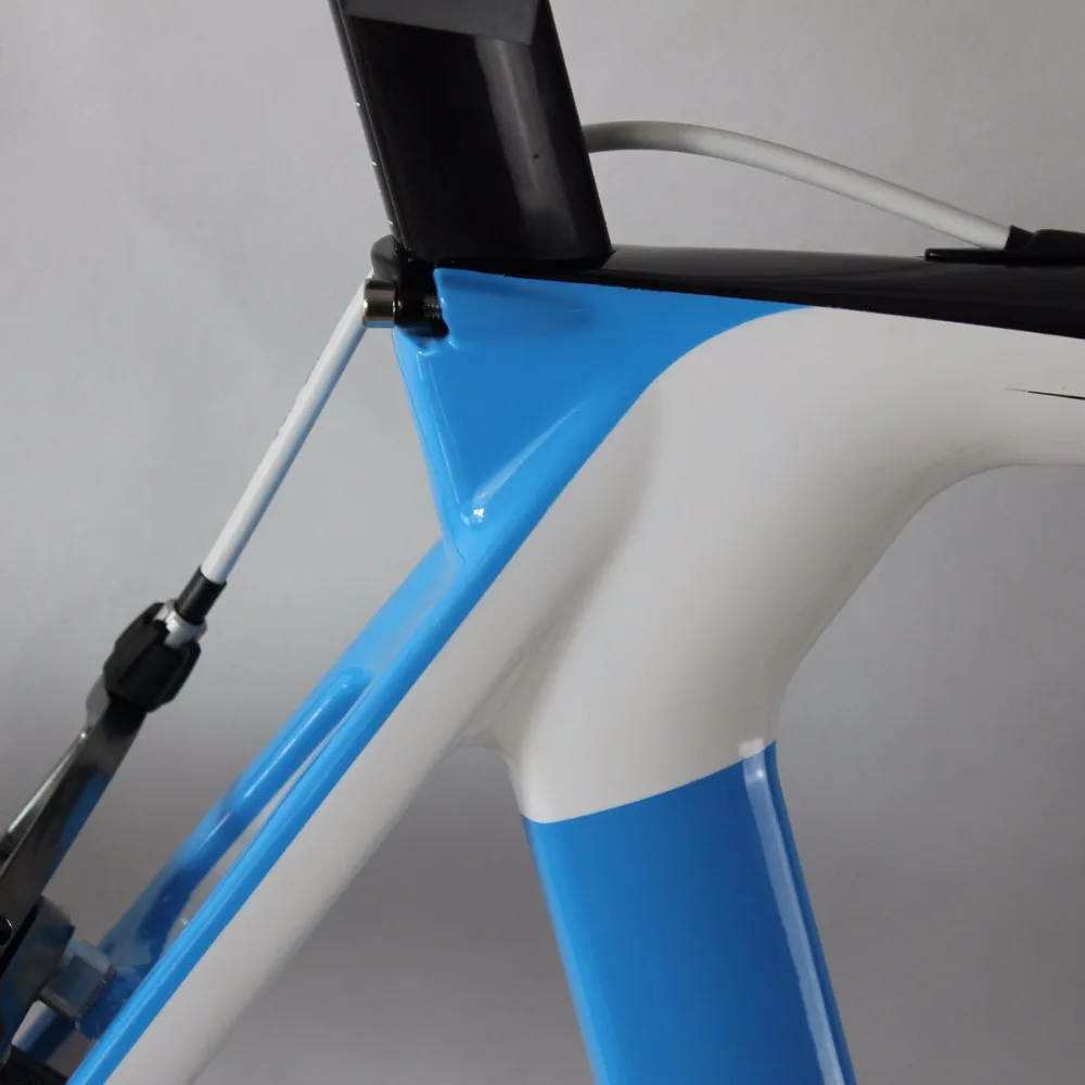 Can углеродный Аэро Дорожный велосипед синий 7,3 кг завершенный велосипед 50 мм клинчер колеса велосипед AERO007