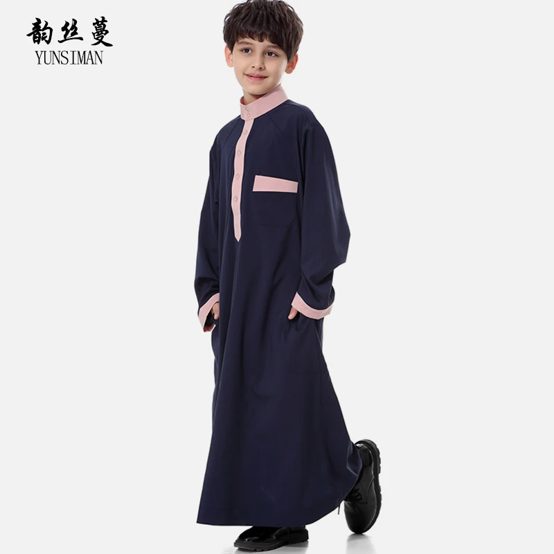 

Children Long Robe 4 6 8 10 12 to 14 Years Long Sleeve Boys Dress Autumn Summer White Clothes for Girls Teenager Clothing 19A4A