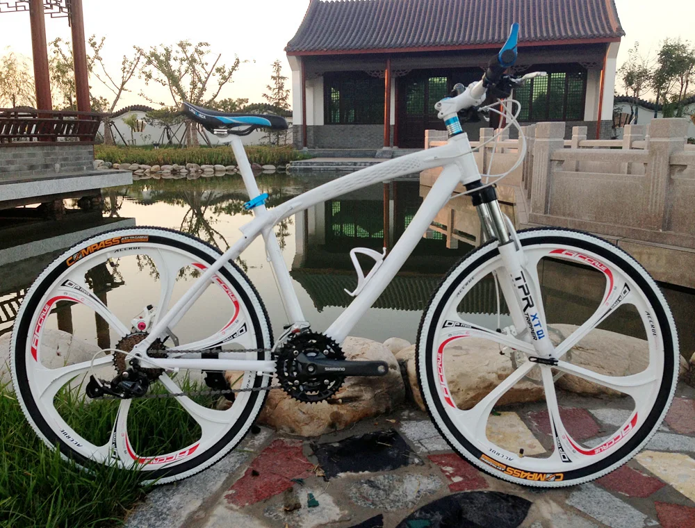 26*17 inch aluminium alloy frame bicycle bicicleta mountain bike 21 speed disc brakes tall man MTB road bike