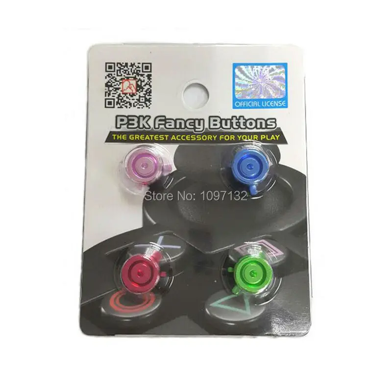 PS4 Aluminium Colorful 9 mm Bullet Buttons Set For Sony Playstation 4 PS4 Slim PS3 Controller (1)