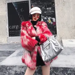 Женское пальто из натурального меха енота, зимнее пальто, женское корейское модное пальто для женщин, одежда 2019, Manteau Femme YY895
