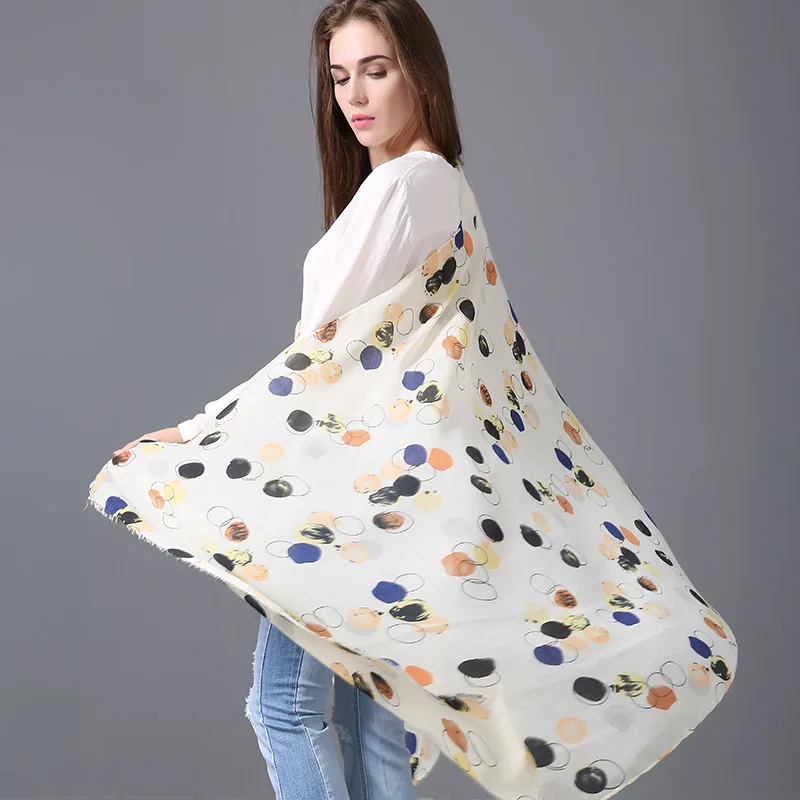 18 стильный бренд Yilian, Новое поступление, Модный женский шарф большого размера 190*90 см, мягкий шарф с принтом, роскошный длинный красивый шарф LA225 - Цвет: 16