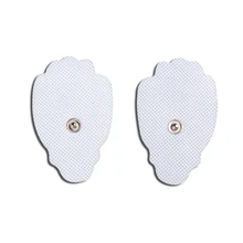 10 Pairs TENS Electrodes Pads Palm Shape With Button 3.5mm Use For TENS/EMS Digital Therapy Machine new 10 pairs pack aed training machine adult electrode pads use for simulated first aid rescue heartstart trainer