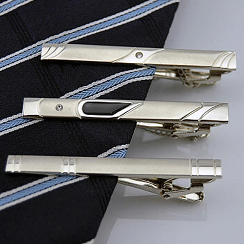 

2016 Multi Styles Gentleman Silver Metal Simple Necktie Tie Clip for Mens Bar Pin Christmas Gifts fashion jewelry Bluelans