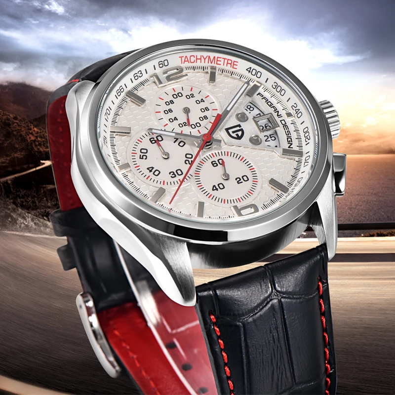 PAGANI DESIGN Watches Men Luxury Brand Multifunction Quartz Men