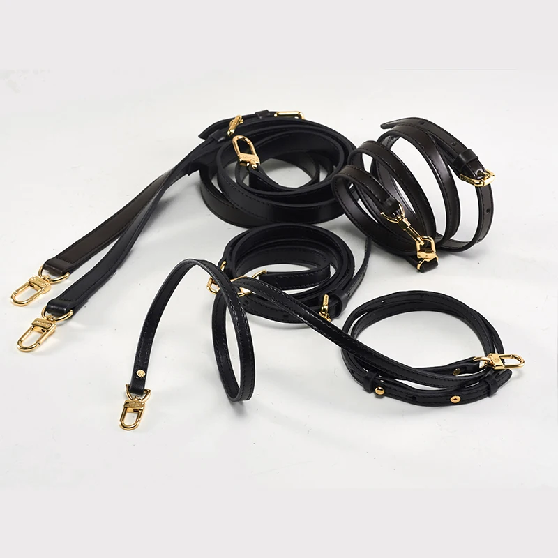

100% real cowhide leather strap Accessory for Cross-body female bags shoulder bag belts for leather shoulder bags Messenger bags