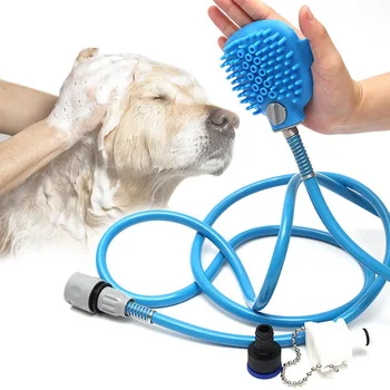 

New Pet Bathing Tool Comfortable Massager Shower Tool Cleaning Washing Bath Automatic Sprayers Dog Brush Pet Supplies