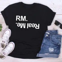 BTS RM Rap Monster Ким Namjoon Real Me Футболка женская мужская Bangtan Persona Эстетическая одежда K-Pop Merch уличная футболка