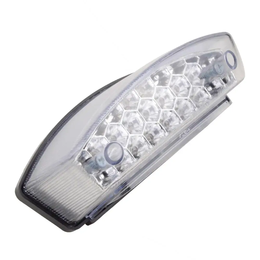 

GOOFIT Universal White/Gray/Red Plastic Tail light Indicator Brake Indicator Rear Light Bulb for Scooter Bike ATV J065-849