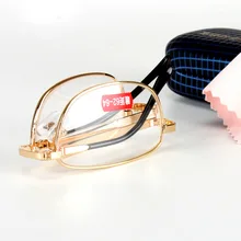 Мини складные очки для чтения мужские и женские сверхлегкие мужские пресбиопические очки 1,5 3,5 тонкие складные очки с коробкой Oculos