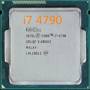 Процессор Intel Core I7 4790 I7-4790 i7 4790 cpu LGA 1150 четырехъядерный процессор для настольных ПК может работать