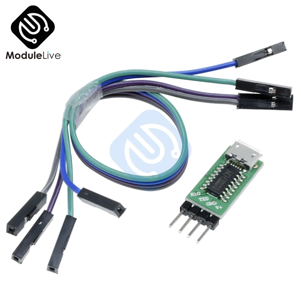 

CH340C Micro USB to TTL Serial Port ISP Download Module 5V/3.3V 500ma Replace CP2102 CH340G CH340T For STM32 51 With DuPont Line