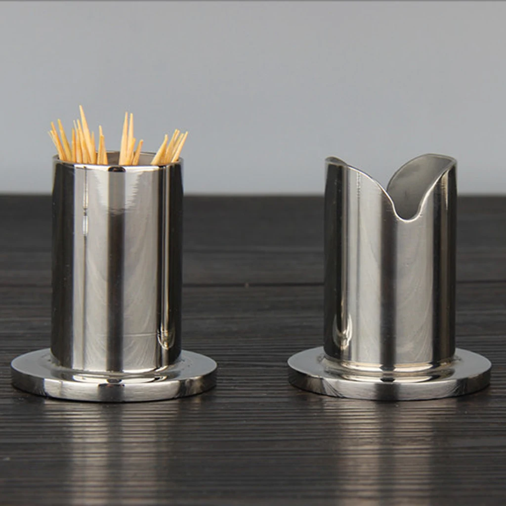Toothpick Holder Protable Modern Toothpick Dispenser Box Container Storage for Home Kitchen Hotel Restaurant Table Decoration 