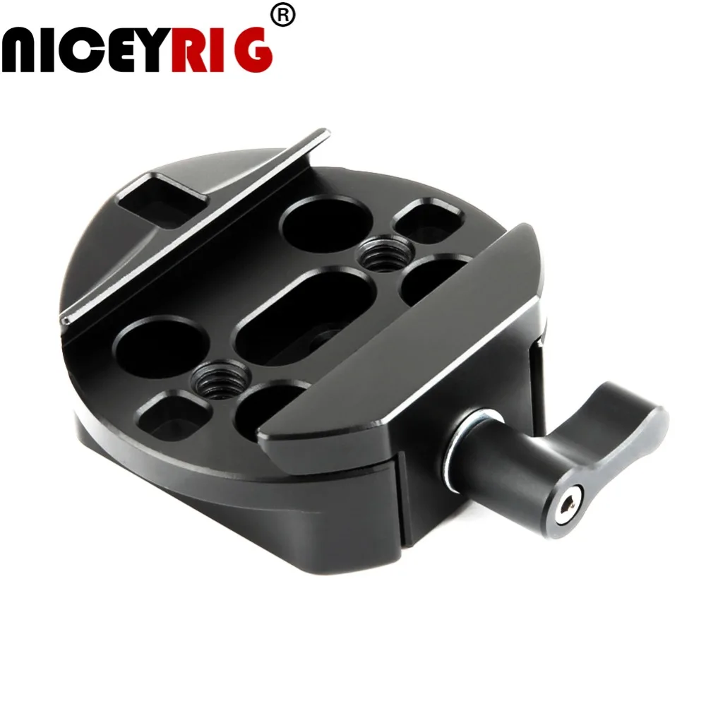 

NICEYRIG 1/4" 3/8" threaded holes QR Camera Mount for Ronin M MX Gimbal Stabilizer Tripod Video System