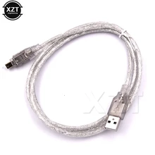 Alta qualidade 1pc usb 2.0 para ieee 1394 firewire 4 pinos 4 pés cabo de extensão para câmera digital ou filmadora