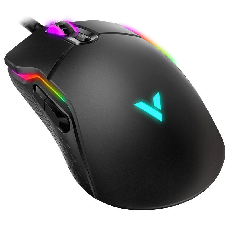 Rapoo RGB Magic Backlight Gaming Mouse 6200 DPI 220IPS 8D IR Optical USB Wired Mice For LOL DOTA E-