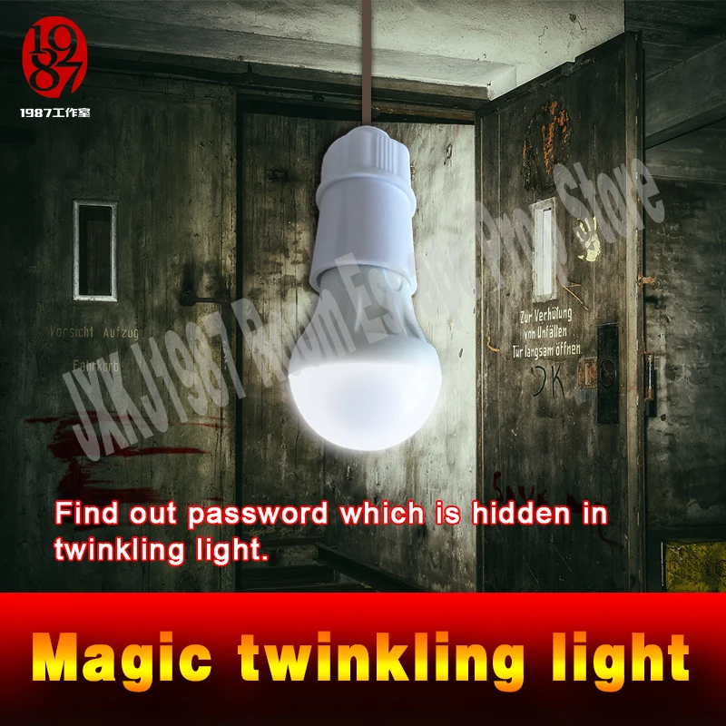new Real room escape prop puzzle lights live escape find out password