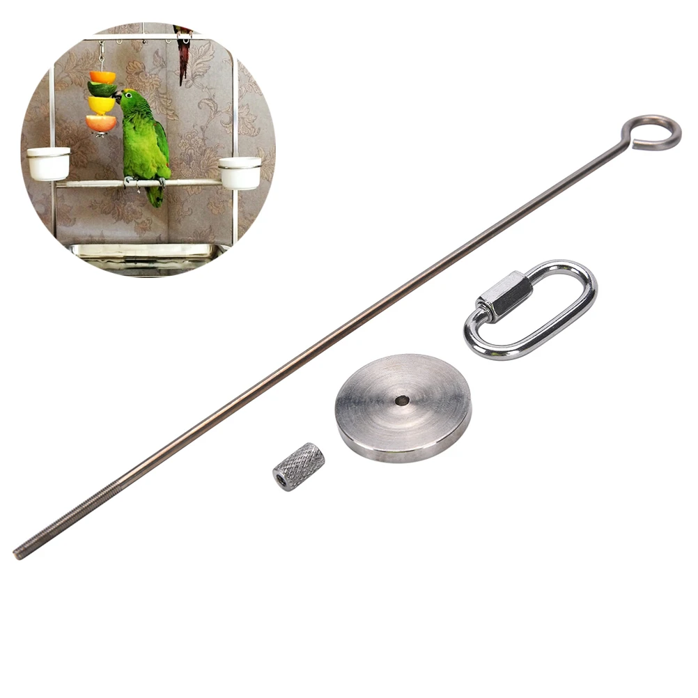 Bird Fruit Skewer Fruit Holder Small Animal Parrot Stainless Steel