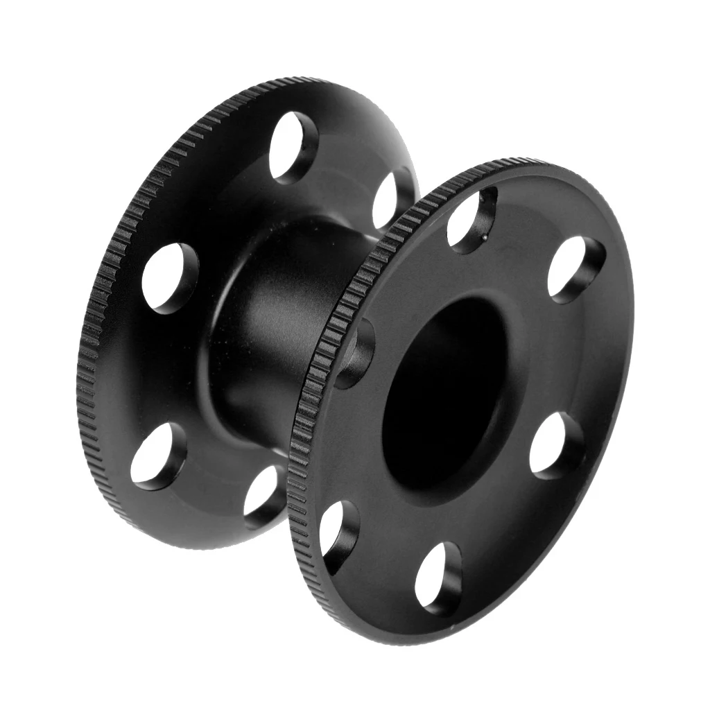 Durable Aluminum Scuba Diving Dive Finger Spool Snorkeling Guide Line Reel for Underwater Sports Accessories 