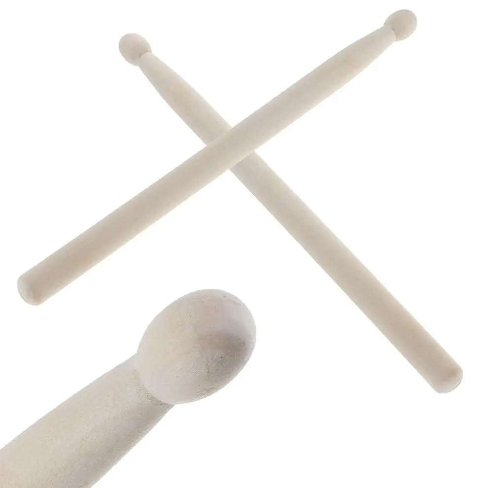 

2pcs Beginner Maple Wood Drum Sticks with Smooth Surface
