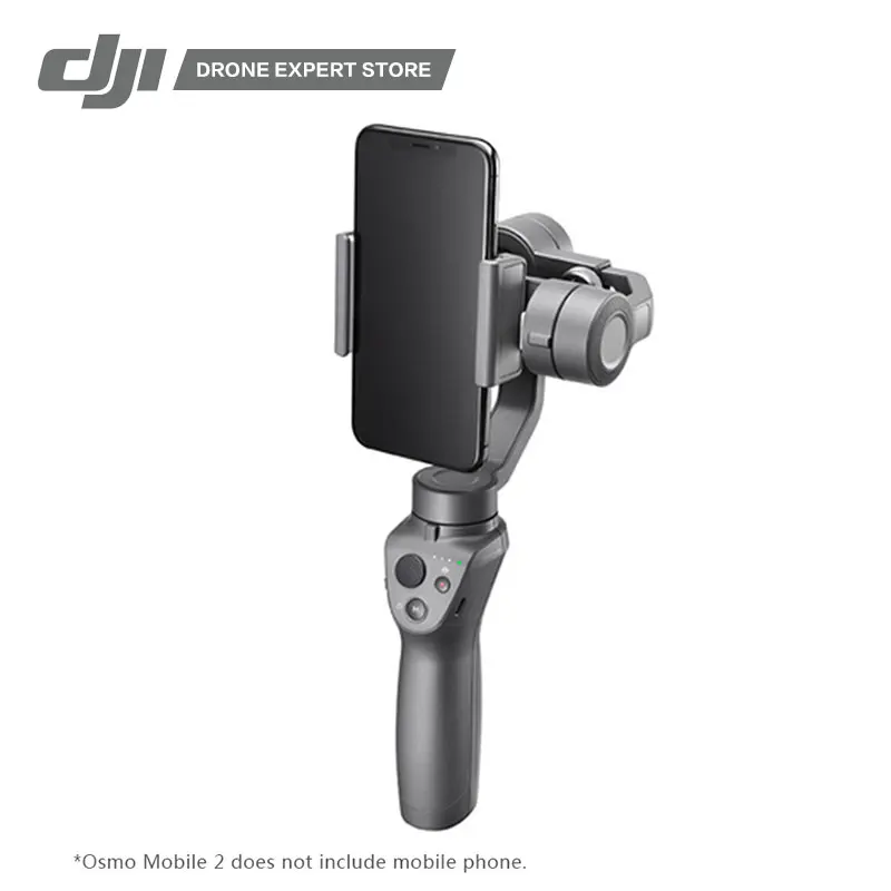 

Original DJI Osmo Mobile 2 Handheld Stabilizer with Motion Timelapse/Zoom Control/Panorama Gimbal for Mobile Phone Photography
