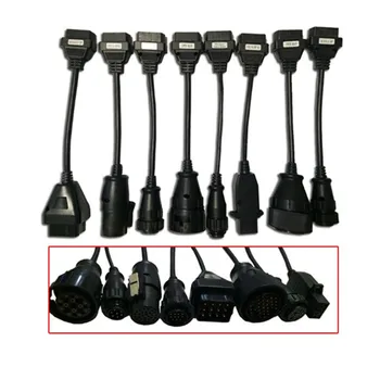 

Truck Cables CDP Pro OBD2 OBDII Trucks Diagnostic tool connect cable 8 PCS Trucks Cables For autocom CDP Plus For DELPHI DS150E